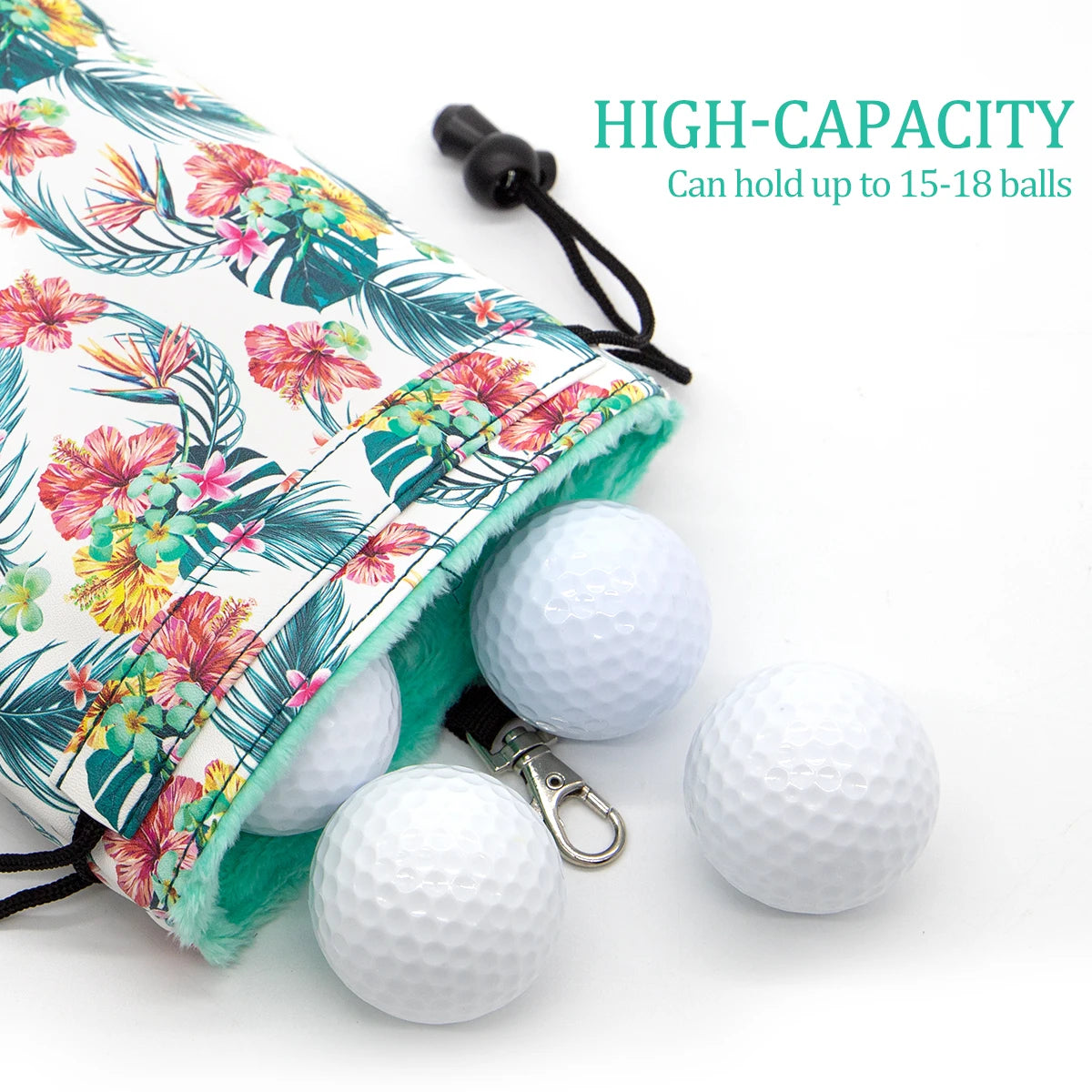 Golf Valuables Pouch (Floral)