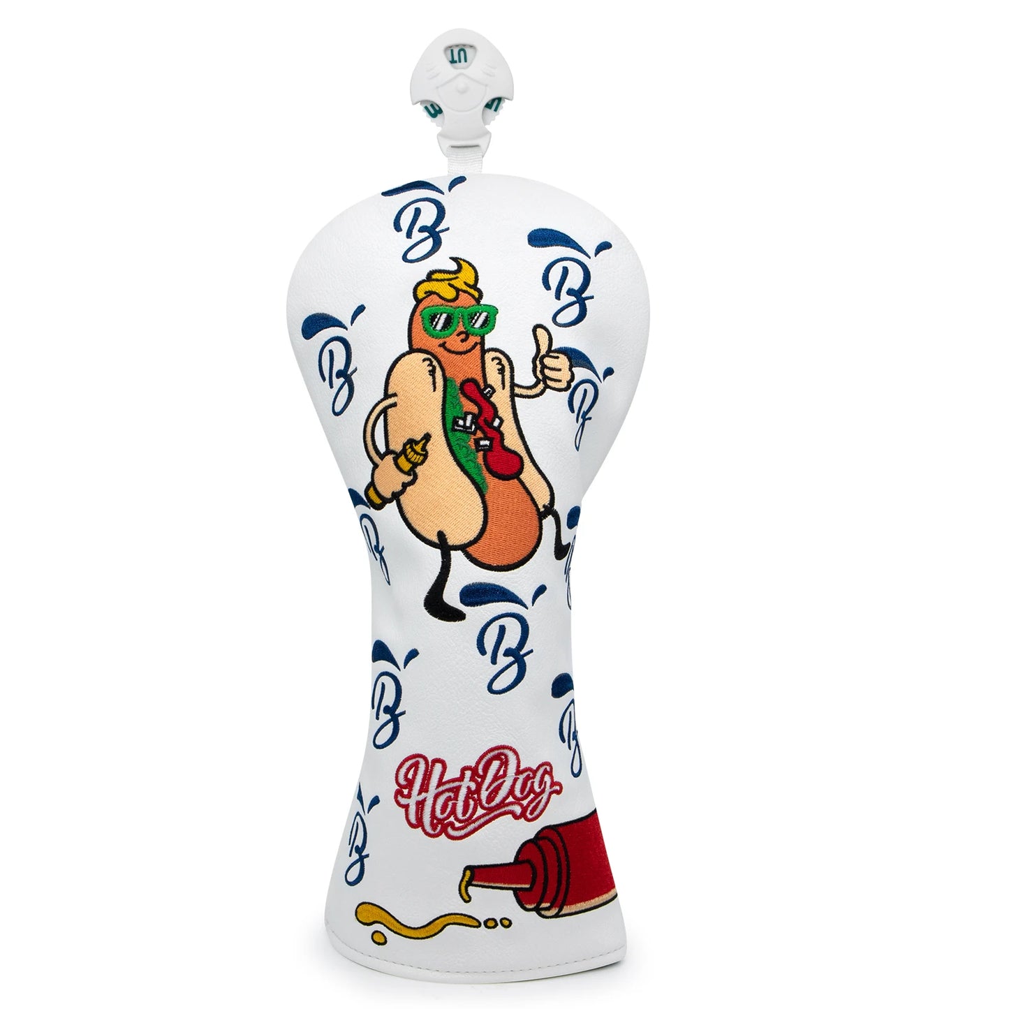 Hot Dog Head Covers (White)