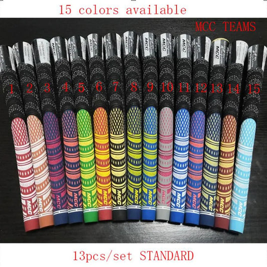 13 Pcs - MCC Regular TEAMS Golf Grips (Standard)