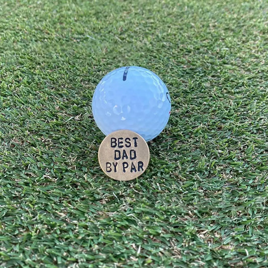 Best Dad By Par - Ball Marker