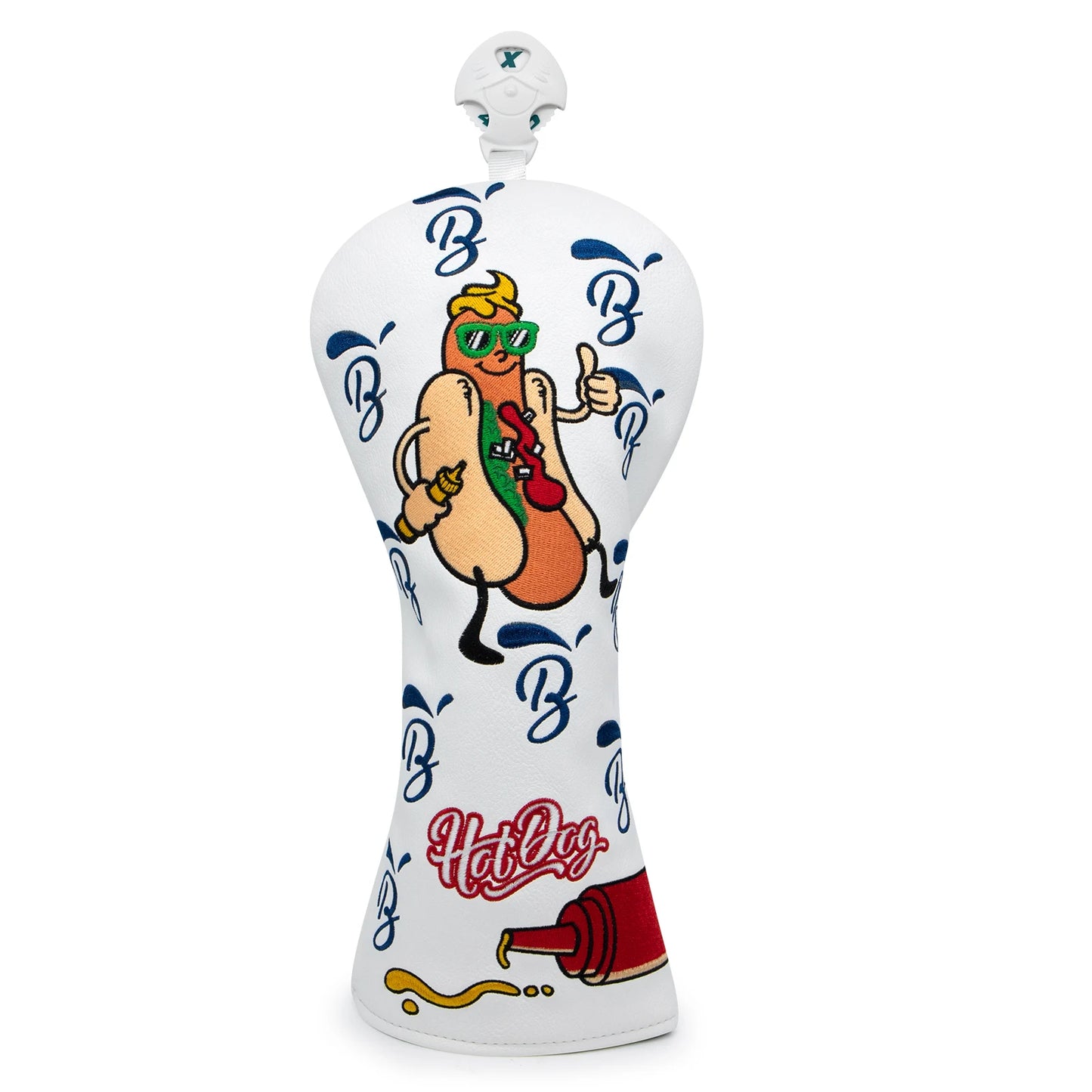 Hot Dog Head Covers (White)