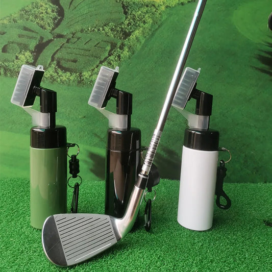 Golf Club Groove Cleaner Brush With Leakproof Spray Bottle