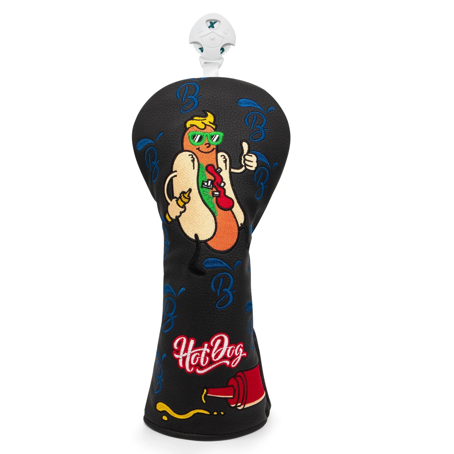 Hot Dog Head Covers (Black)