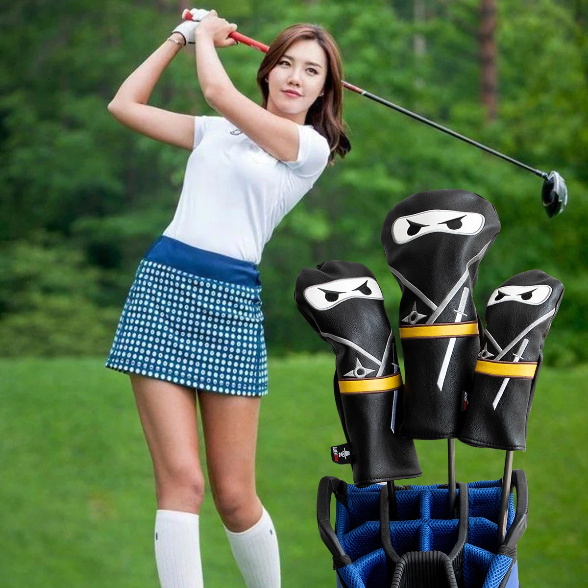 Black Ninja Head Covers