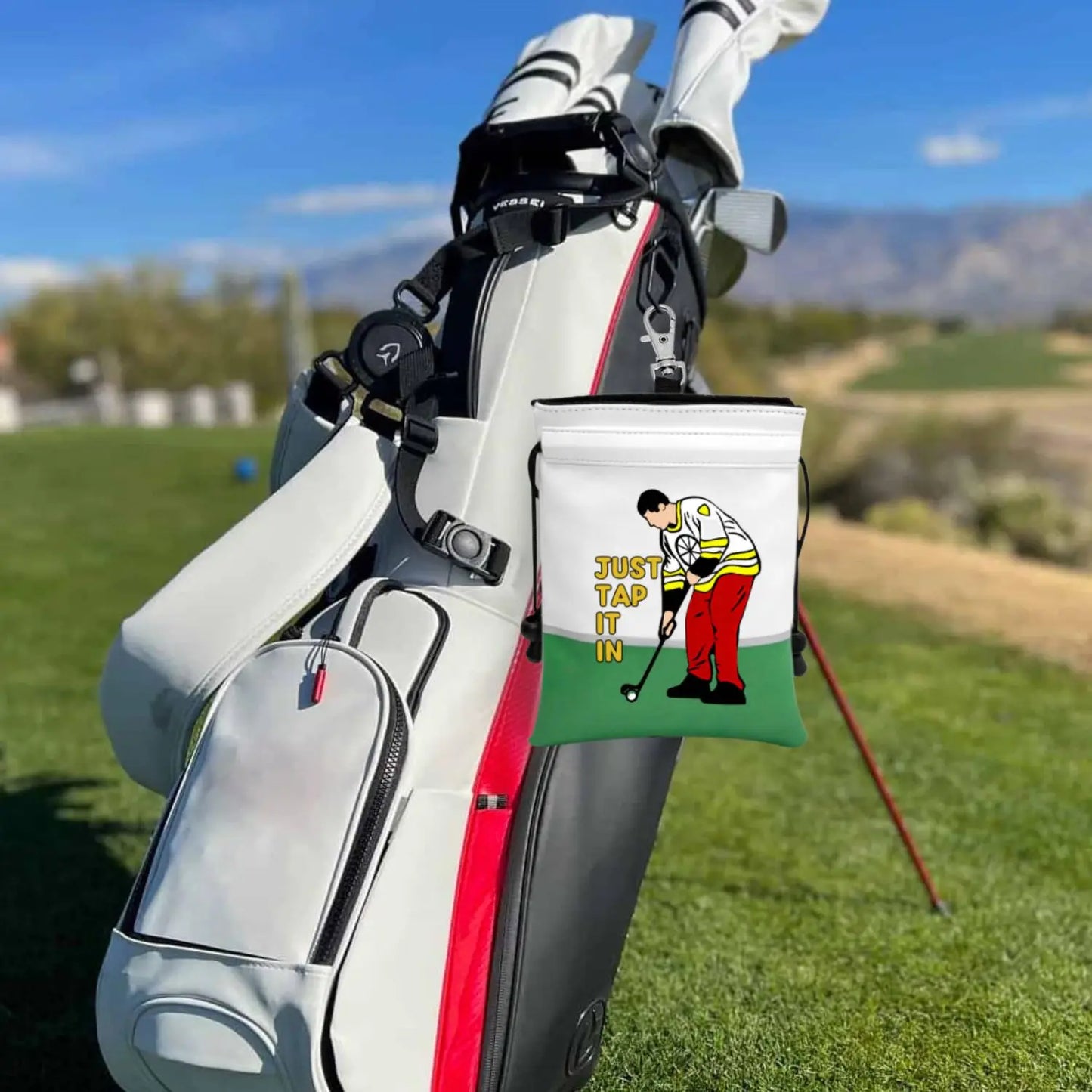 Golf Valuables Pouch (Happy Gilmore - "Just Tap It In")