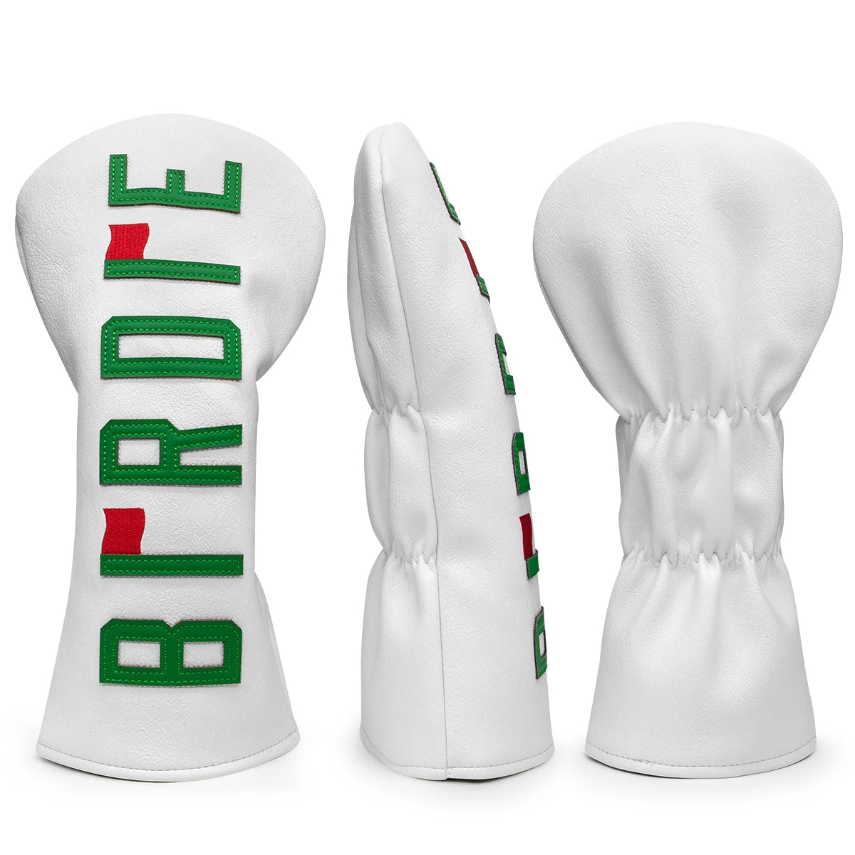 Birdie Head Covers (White/Green)