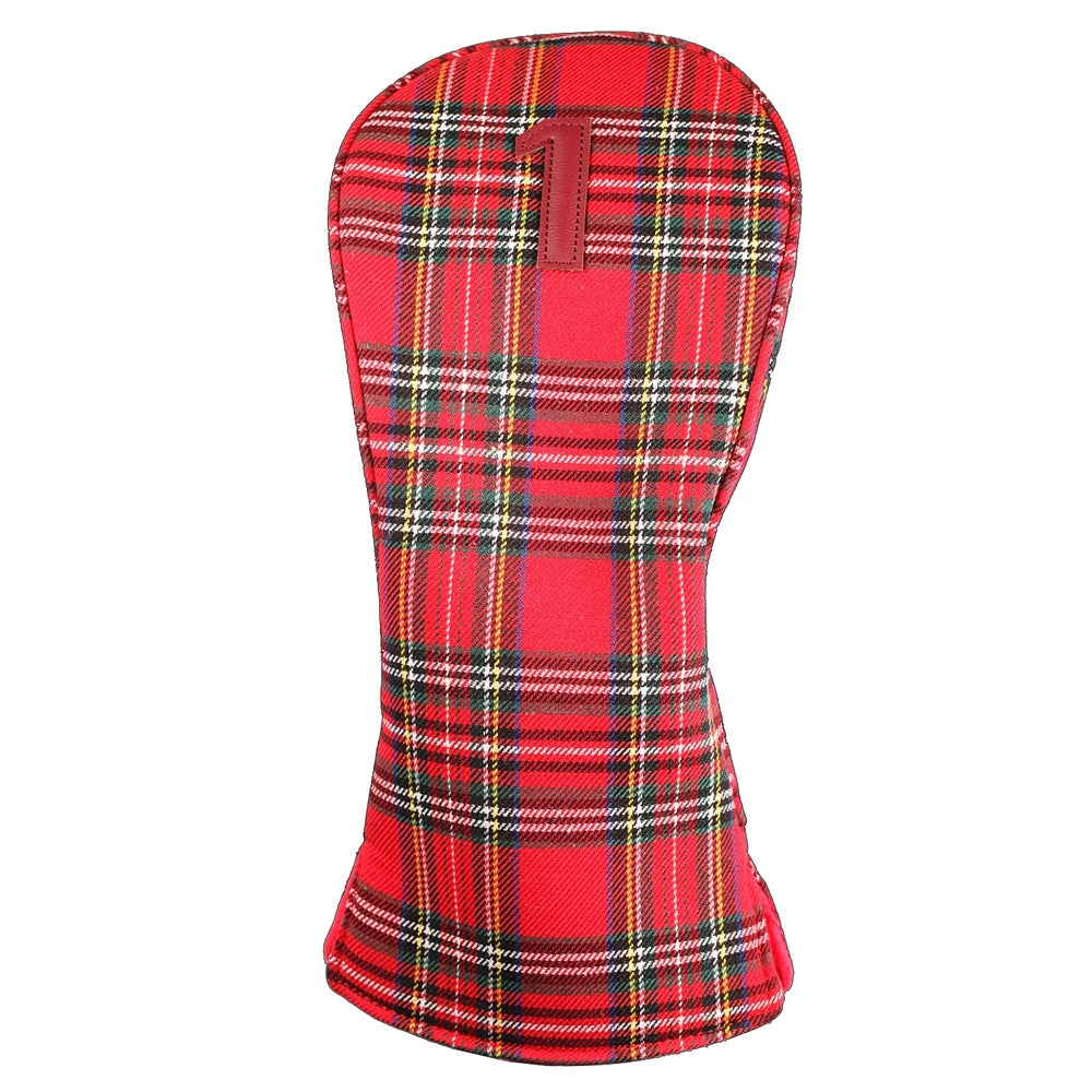 Red Plaid Head Covers