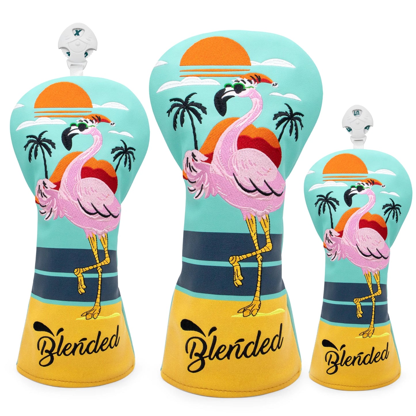 Flamingo Hawaii Head Covers