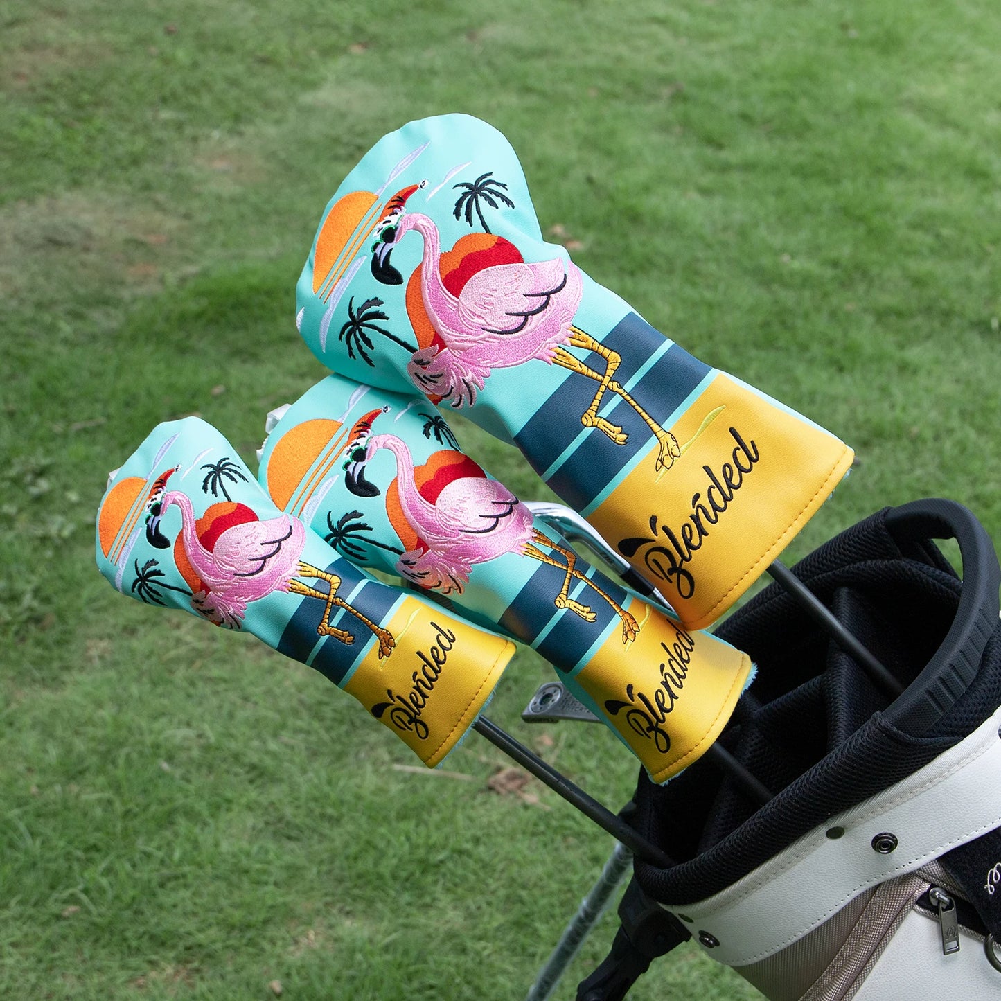 Flamingo Hawaii Head Covers