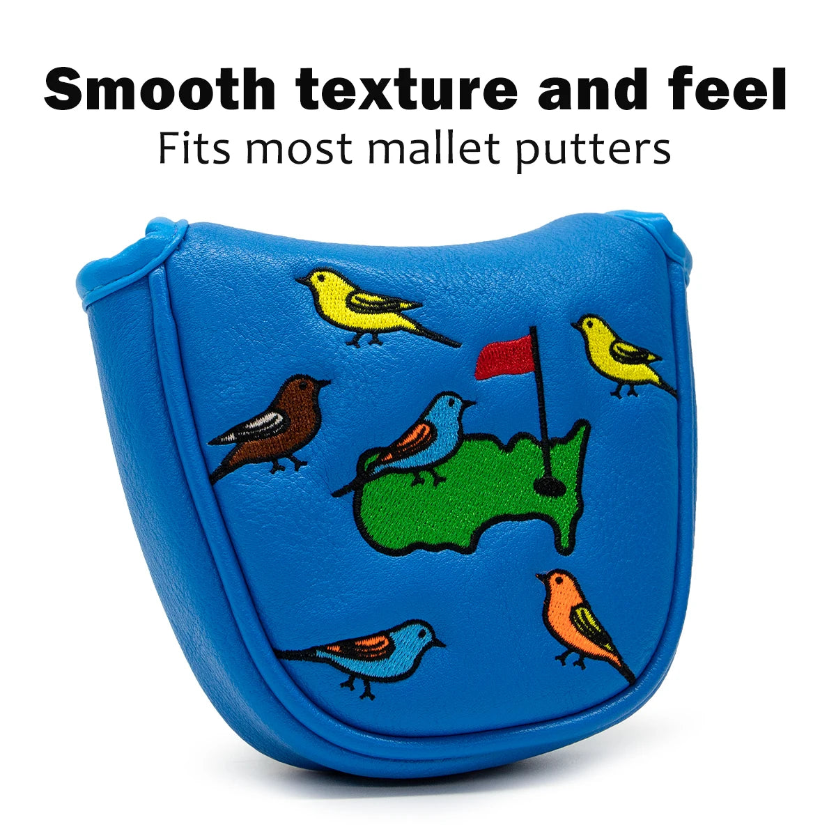 BLUE Birdie Mallet Putter Cover