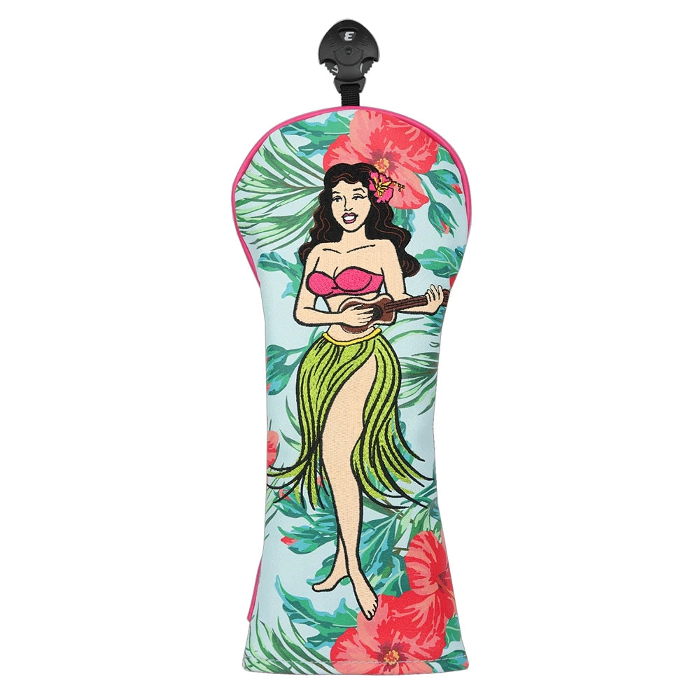 Honolulu Hawaii Hula Girl Head Covers