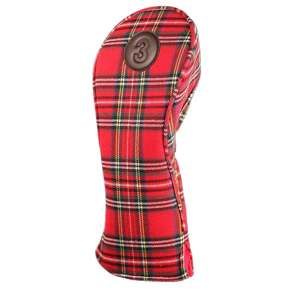 Red Plaid Head Covers