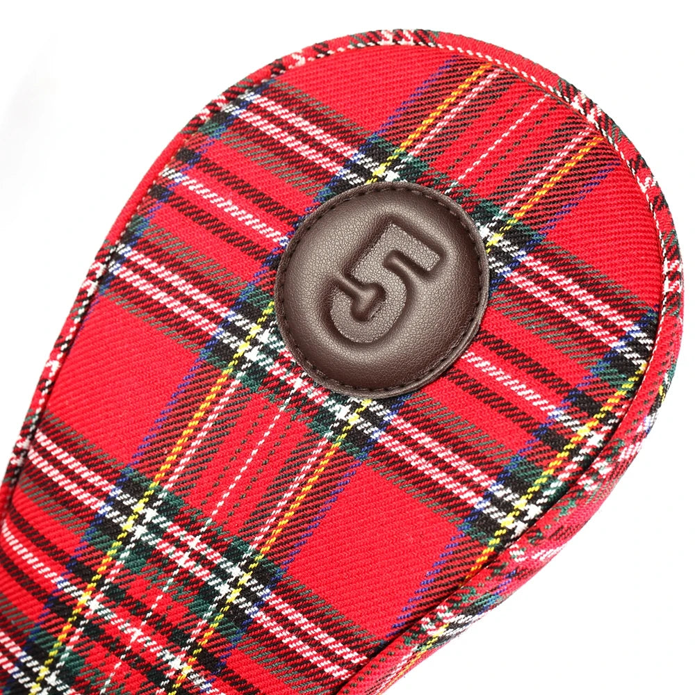 Red Plaid Head Covers