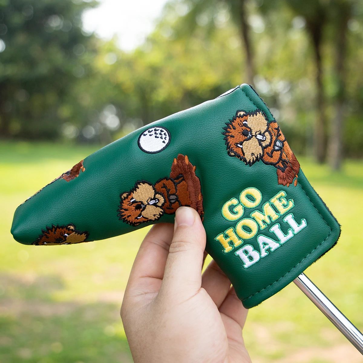 Groundhog "GO HOME BALL!" Head Covers (Woods/Putters)