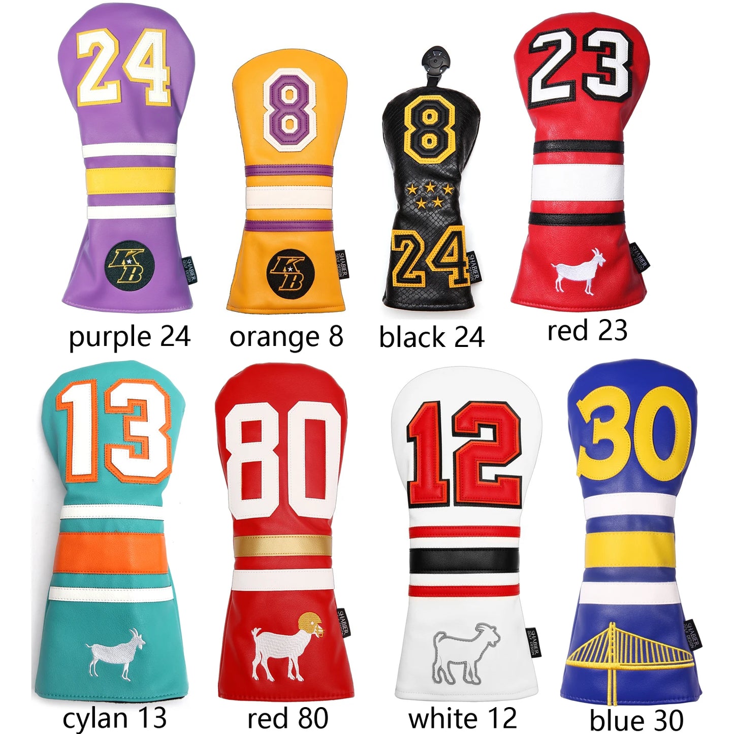 GOAT Head Covers (Multiple Athletes)