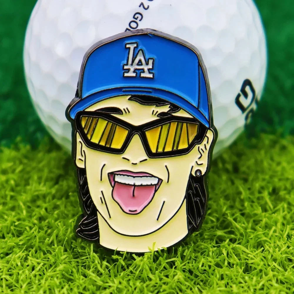 LA Dodgers "Glasses/Mullet" Ball Marker