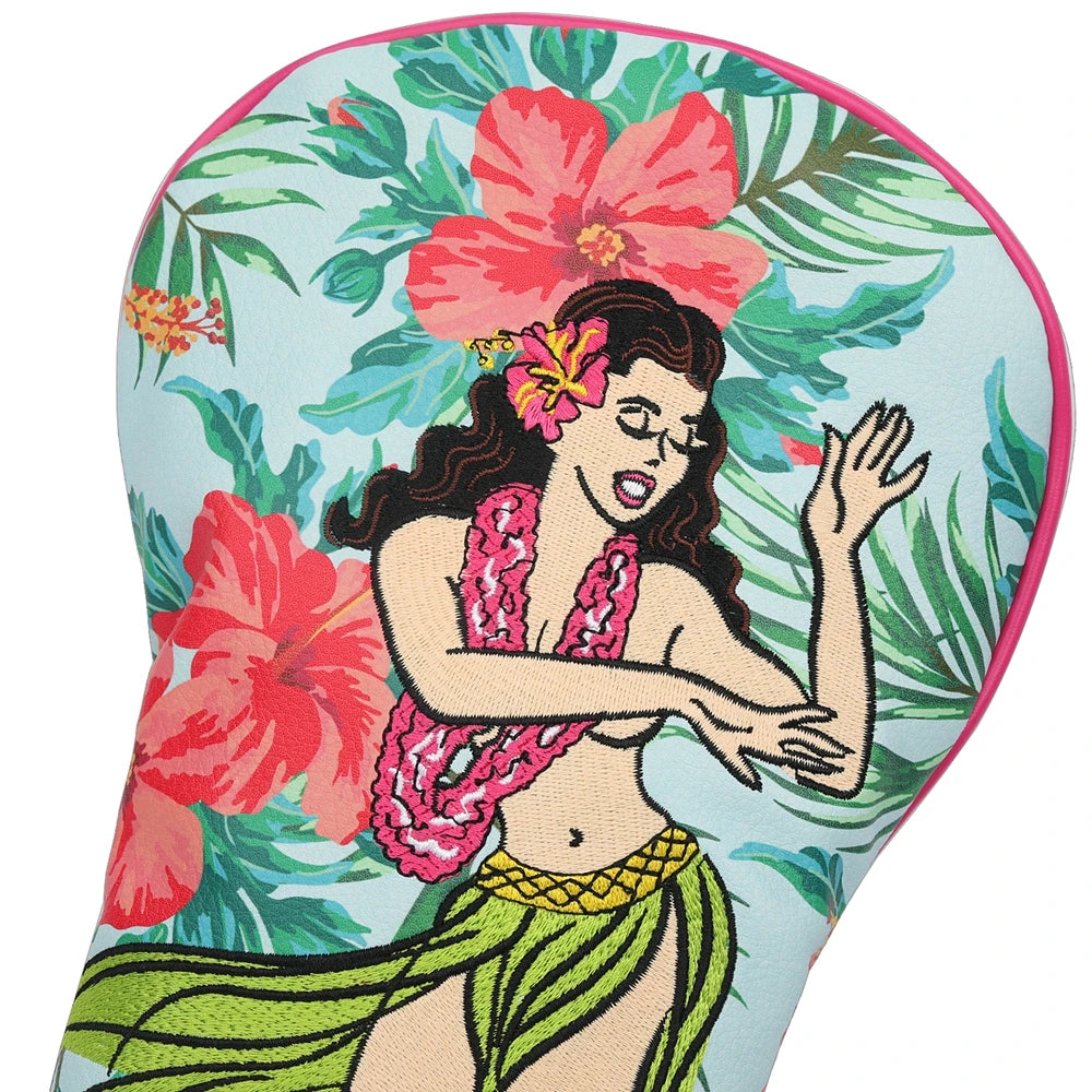 Honolulu Hawaii Hula Girl Head Covers