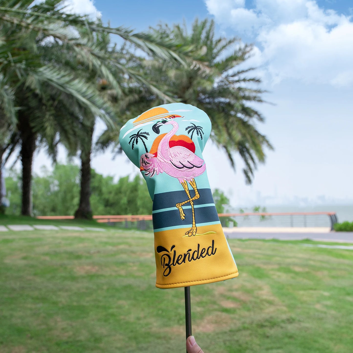 Flamingo Hawaii Head Covers