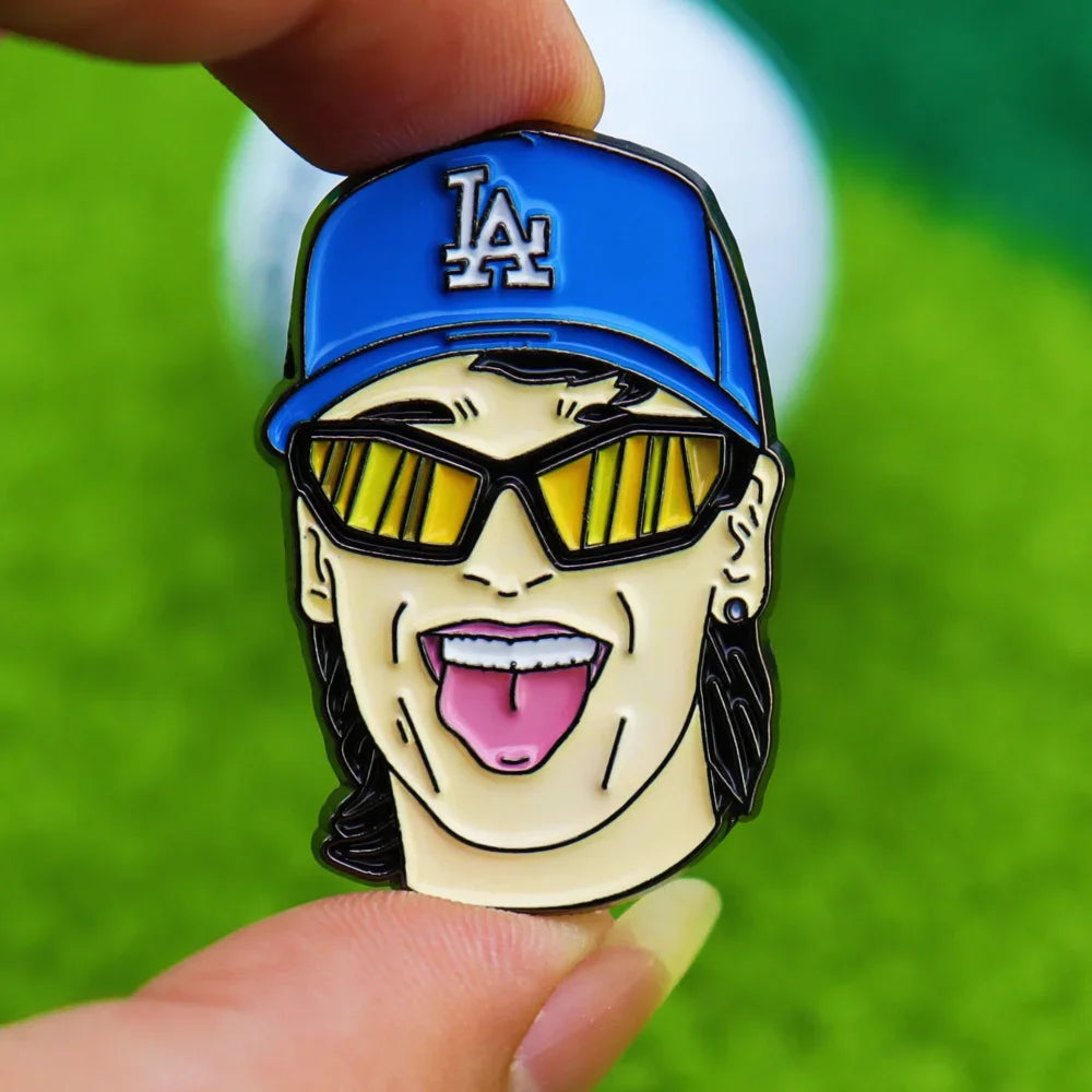 LA Dodgers "Glasses/Mullet" Ball Marker