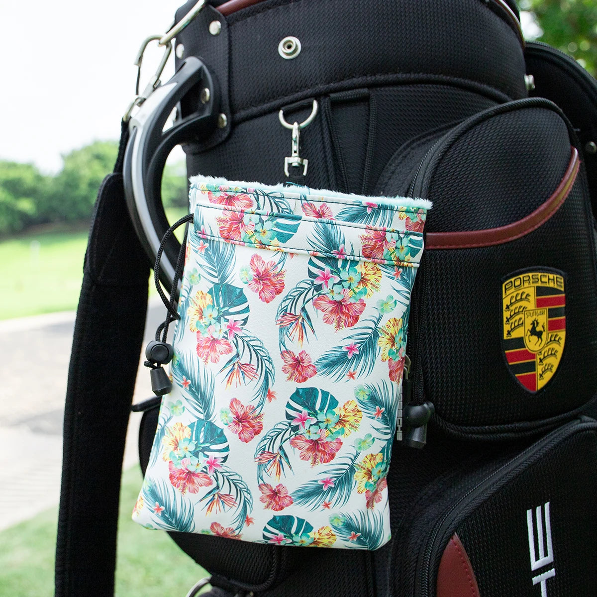 Golf Valuables Pouch (Floral)