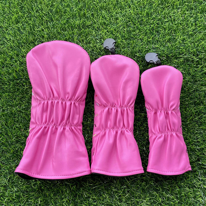 Ice Cream "Sundae" Head Covers (Pink & White)