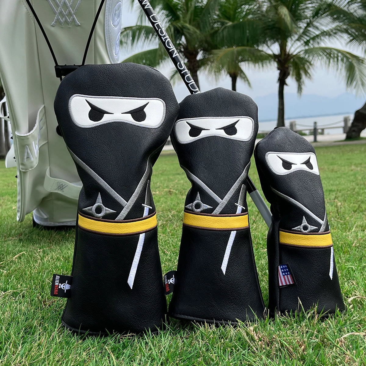 Black Ninja Head Covers