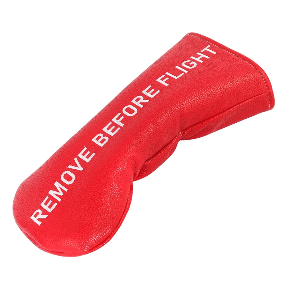 "Remove Before Flight" Leather Head Covers (Woods/Putters)