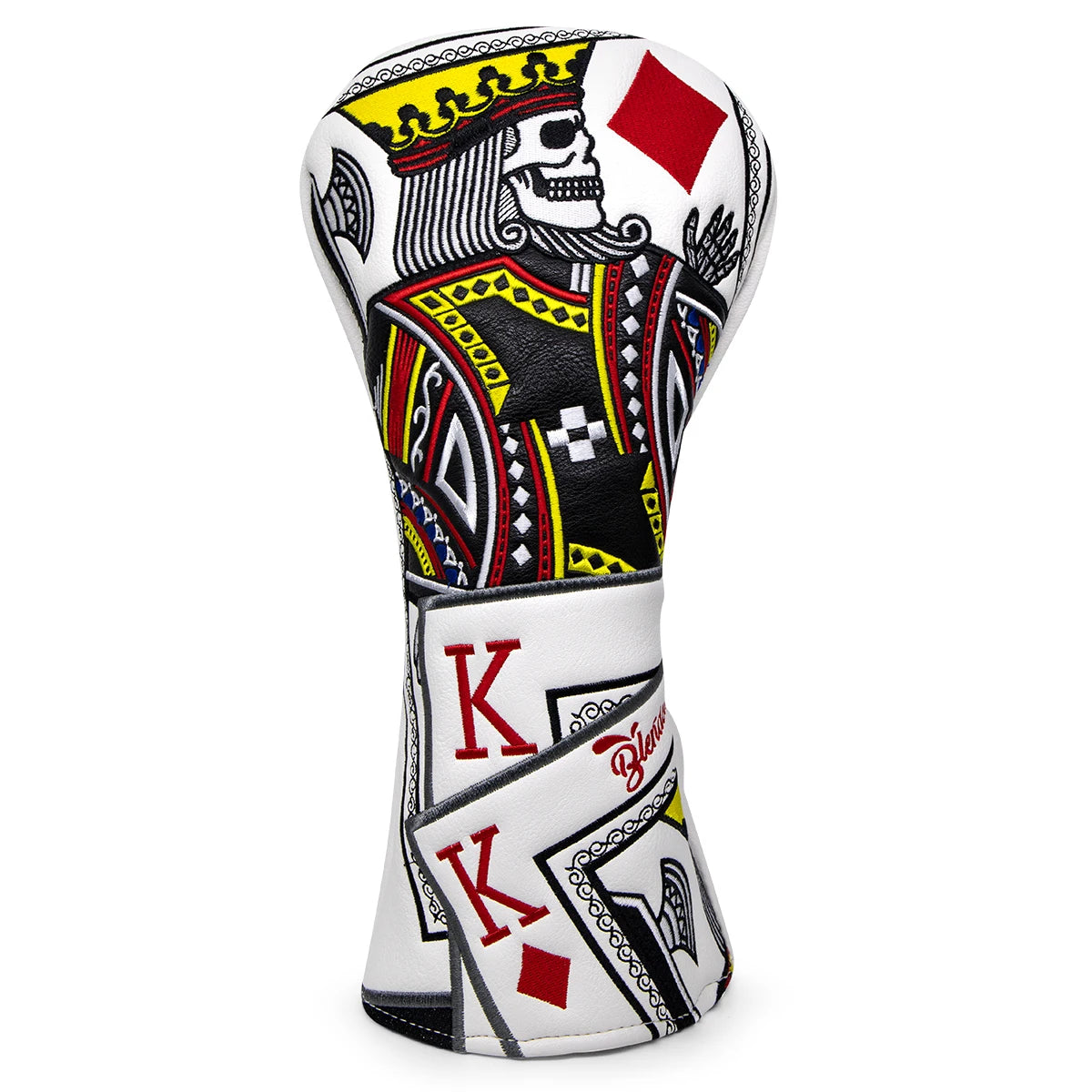 King & Queen Skull Head Covers (White)