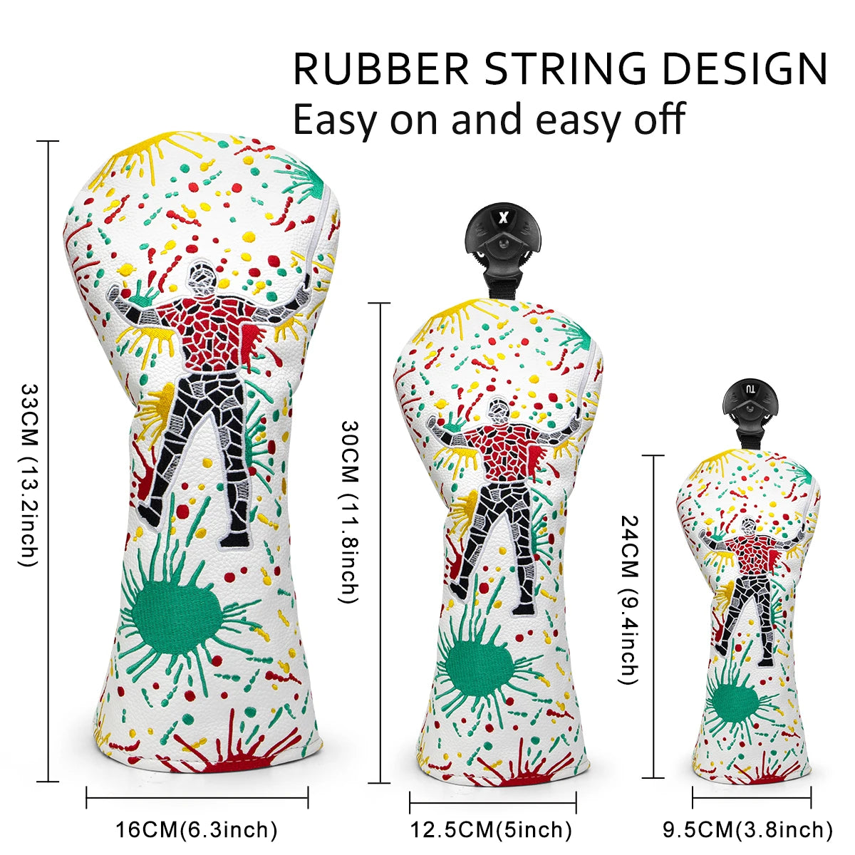 Tiger Woods Abstract Head Covers (Woods/Blade)