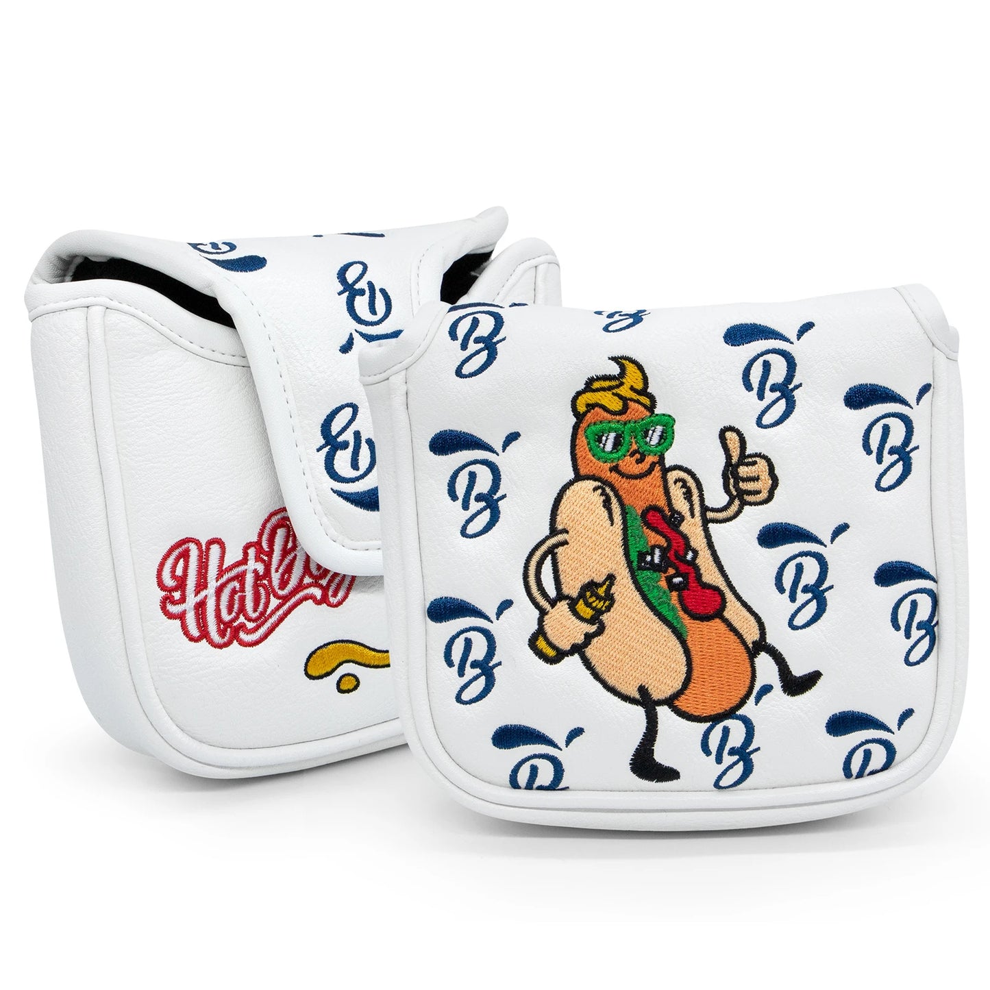 Hot Dog Head Covers (White)