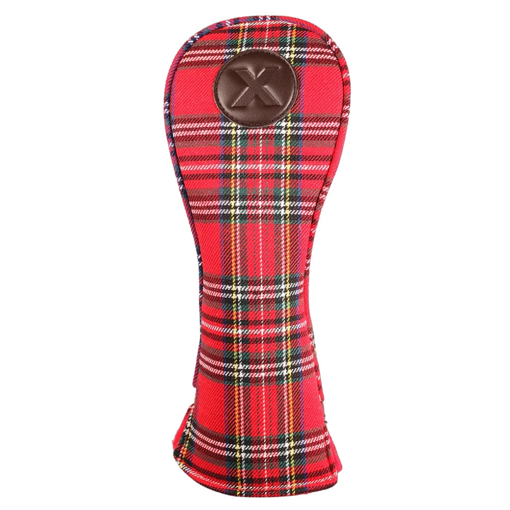 Red Plaid Head Covers