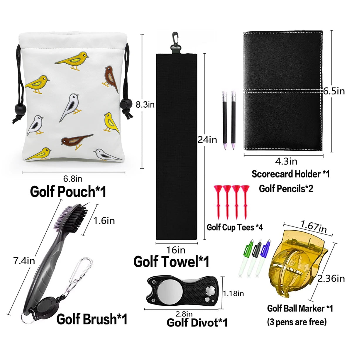 Golf Valuables Pouch (Lucky Clover)