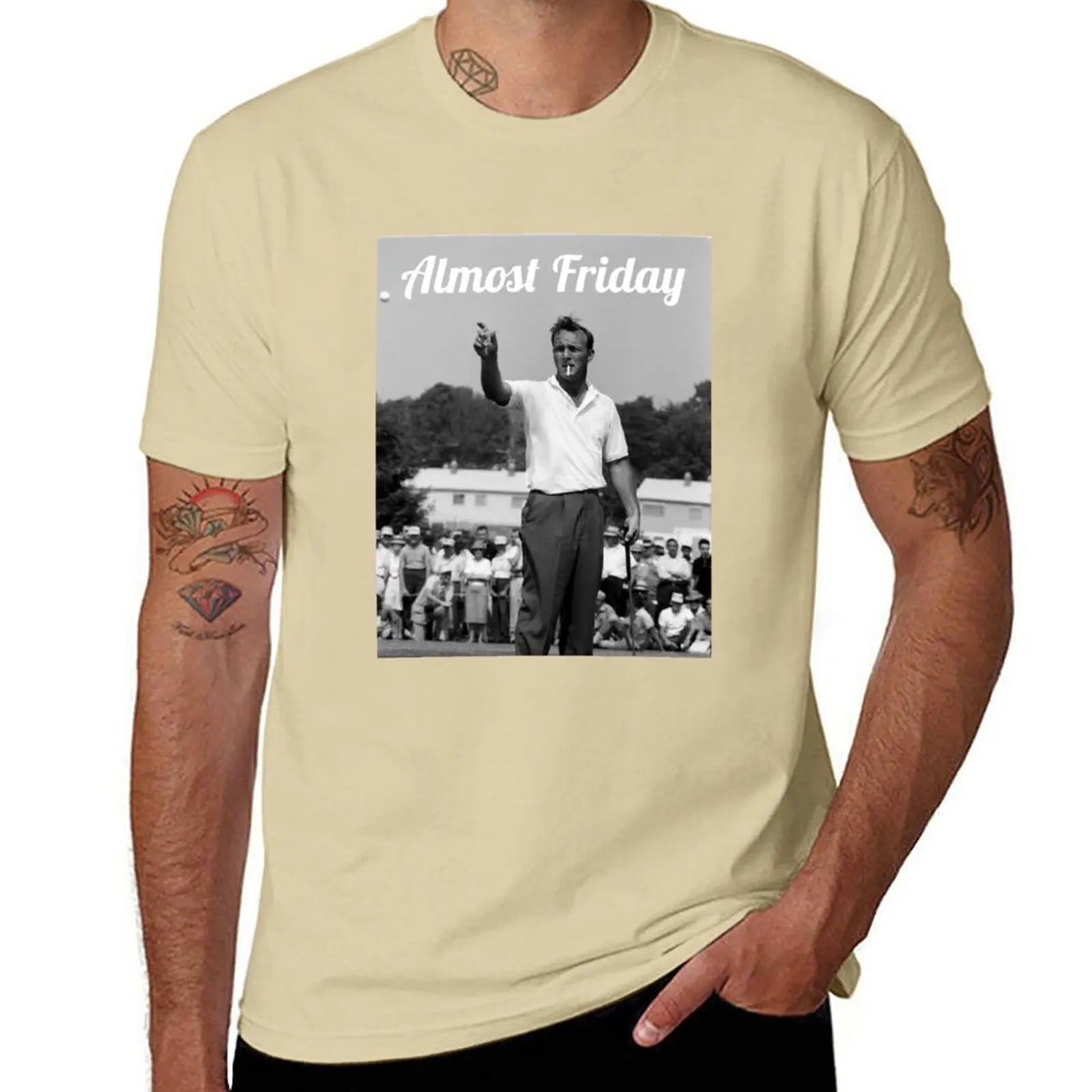 Arnold Palmer Cigarette "Almost Friday" Tee