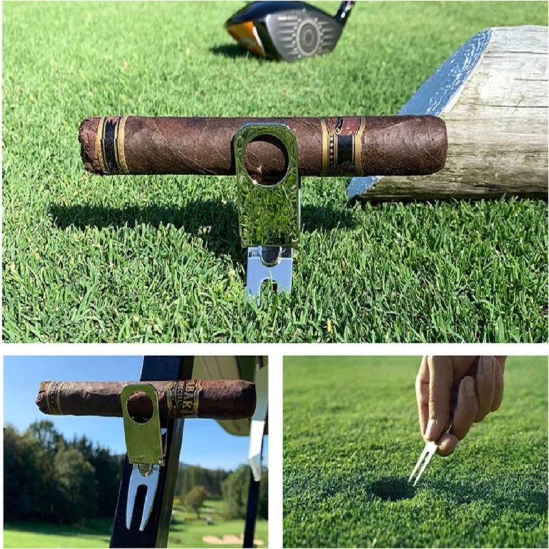 Cigar Holder Divot Repair Tool