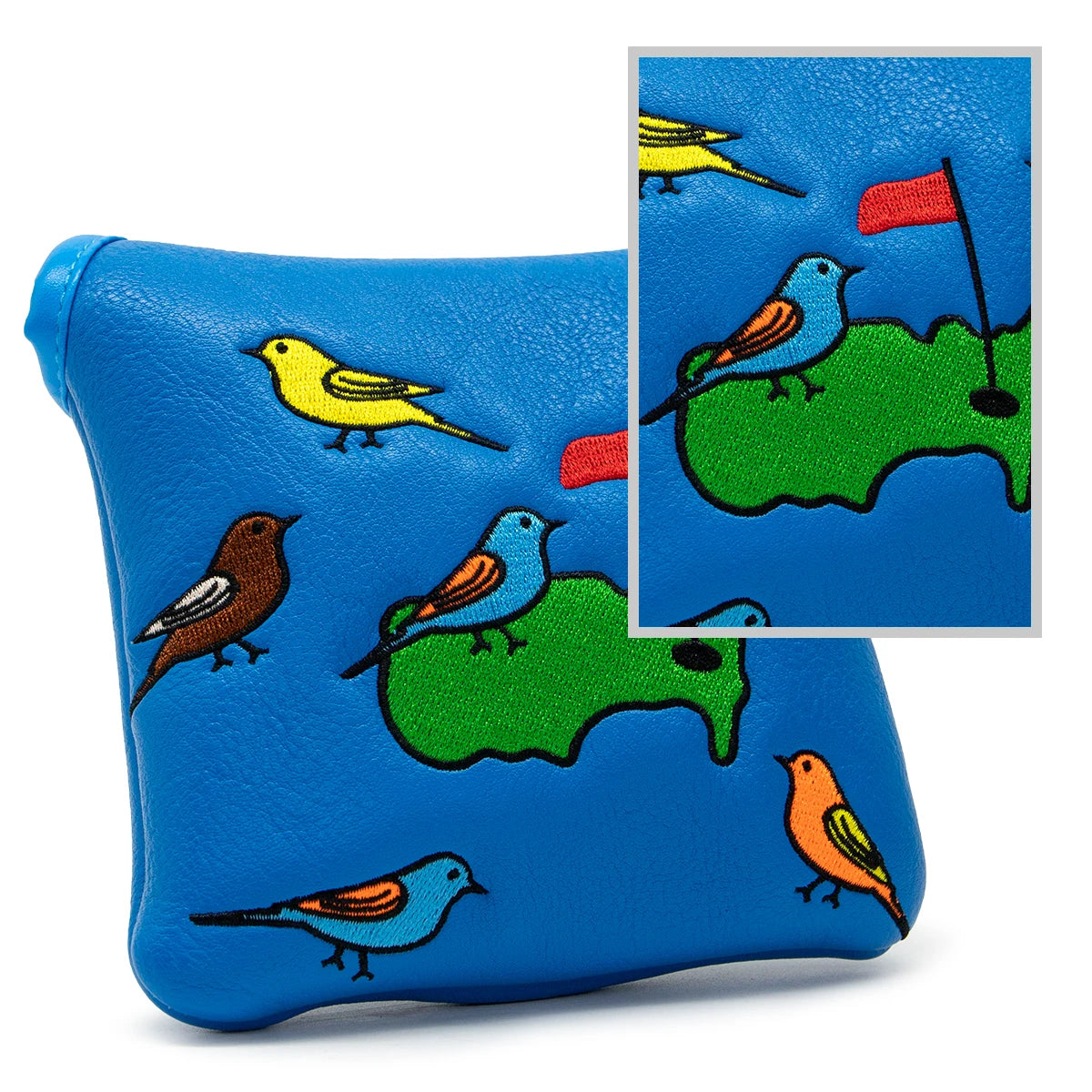 BLUE Birdie Mallet Putter Cover