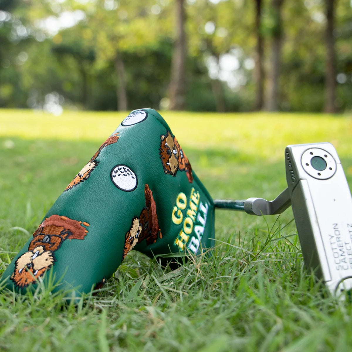 Groundhog "GO HOME BALL!" Head Covers (Woods/Putters)