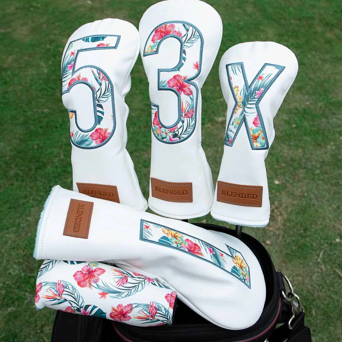 Hawaiian Floral Pattern Head Covers