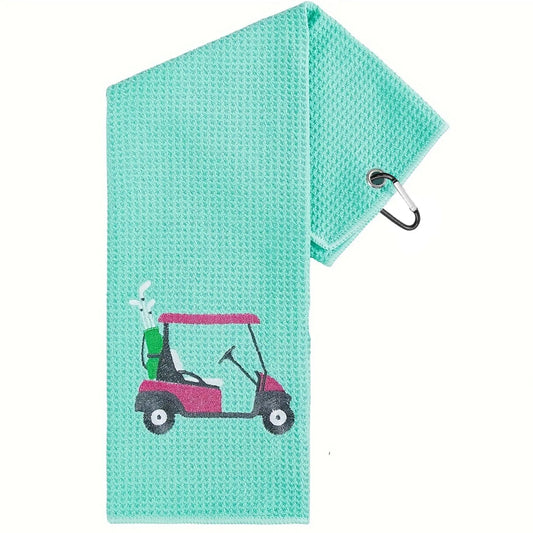 Golf Cart Waffle Towel