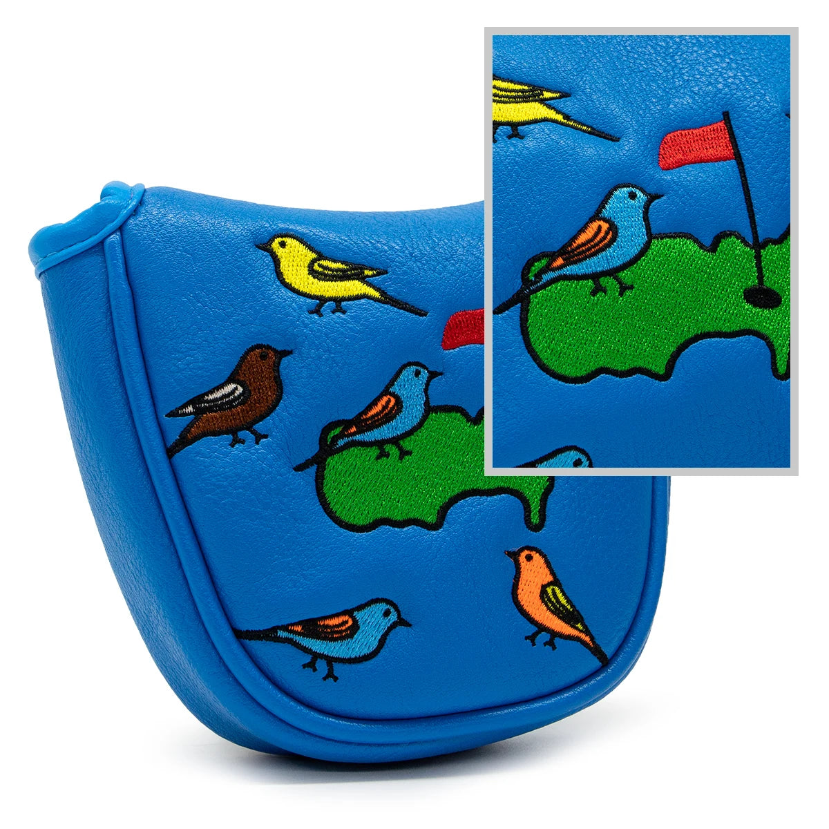 BLUE Birdie Mallet Putter Cover