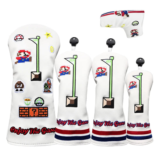 "Super Mario" Classic Video Game Head Covers (Woods/Putters)