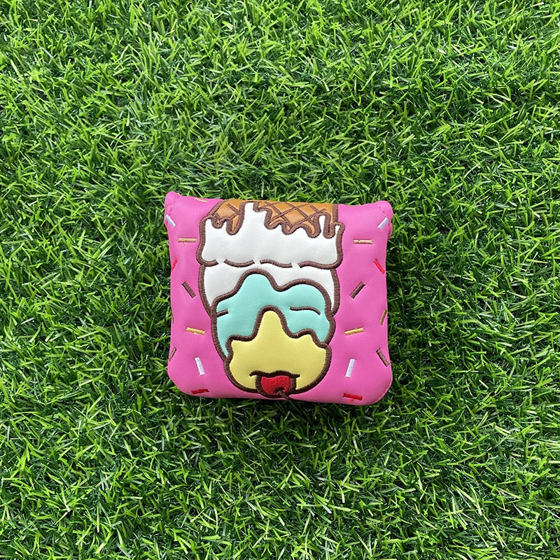 Ice Cream "Sundae" Head Covers (Pink & White)