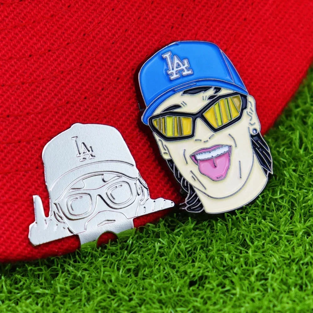 LA Dodgers "Glasses/Mullet" Ball Marker