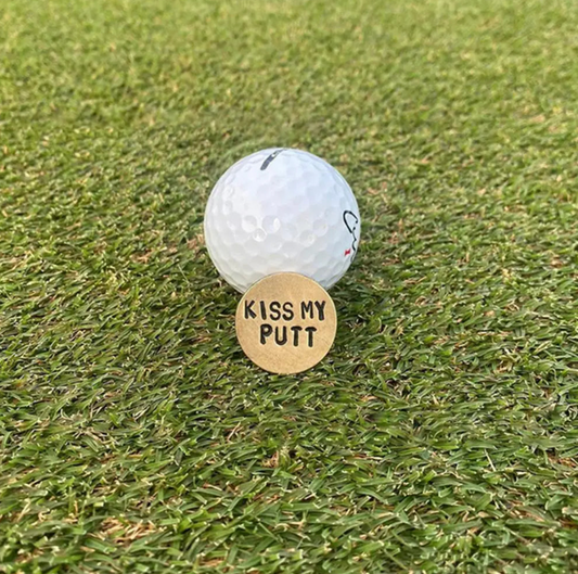 Kiss My Putt - Ball Marker