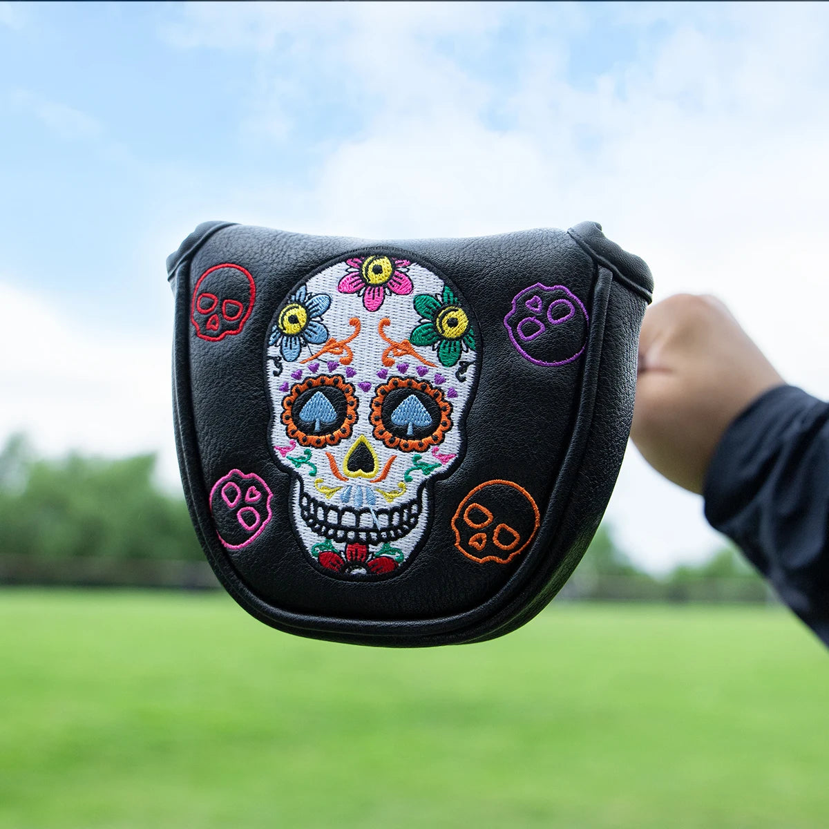 Floral Skull Head Covers (Woods/Putters/Pouch)