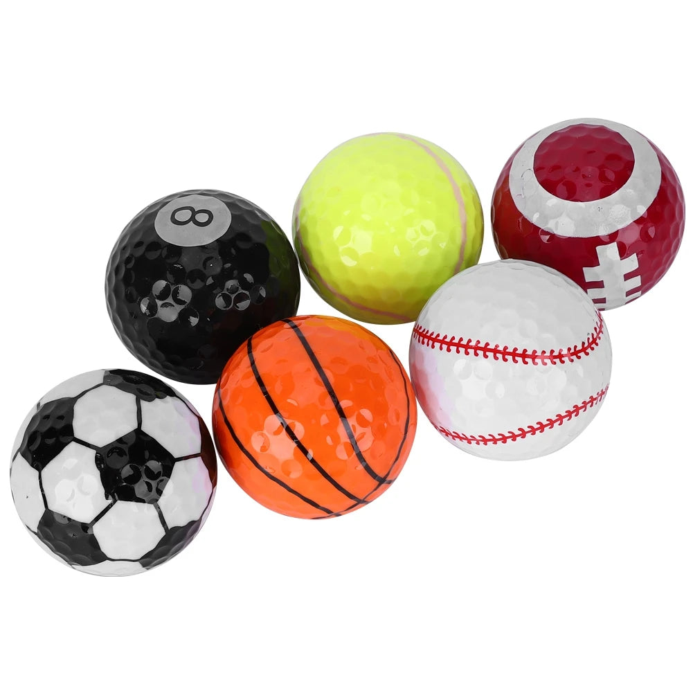 6 Pcs - Golf Ball Multi-Sport Gift Set