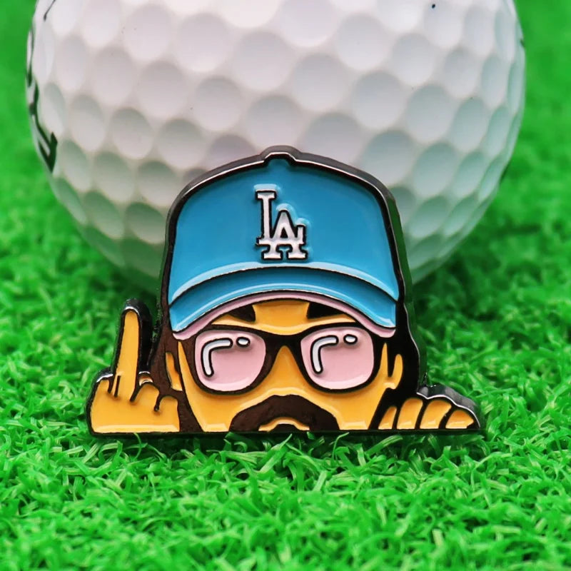 LA Dodgers "Middle Finger" Ball Marker