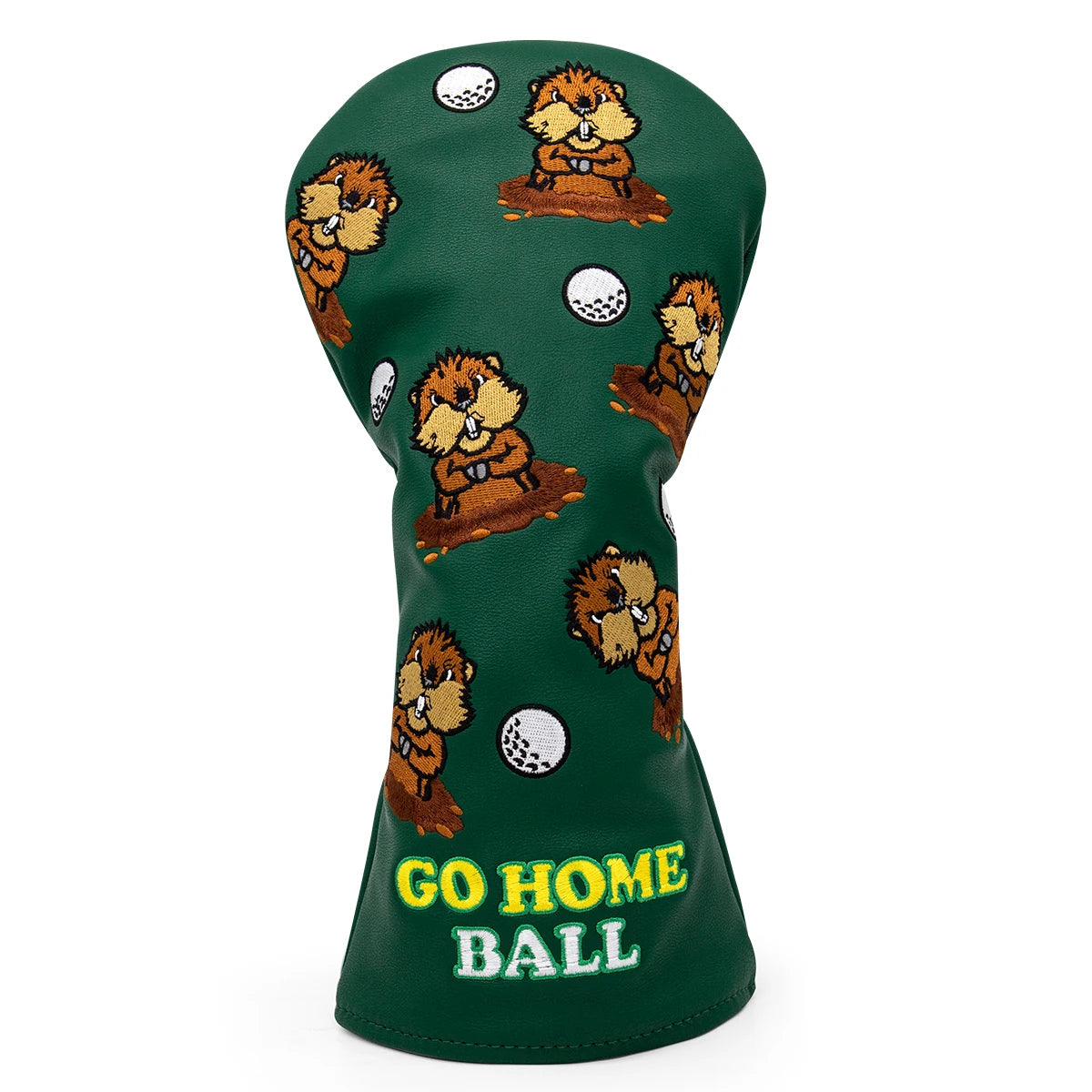 Groundhog "GO HOME BALL!" Head Covers (Woods/Putters)