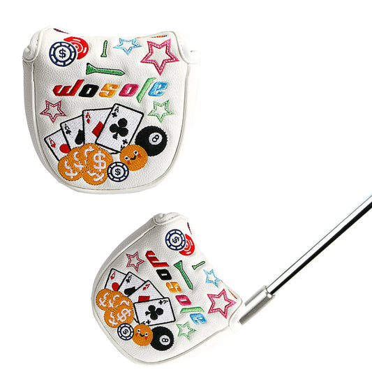 Casino Mallet & Blade Covers (Black/White)