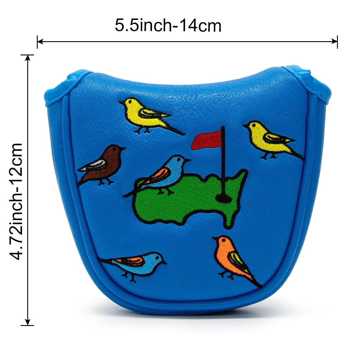 BLUE Birdie Mallet Putter Cover