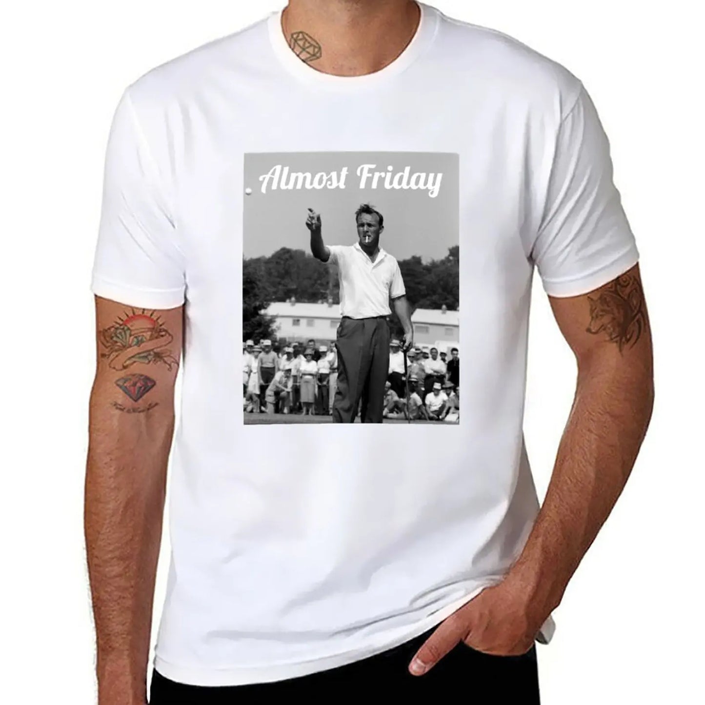 Arnold Palmer Cigarette "Almost Friday" Tee